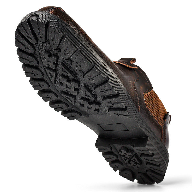 Sarah Express Casual Leather Slip-On Loafers