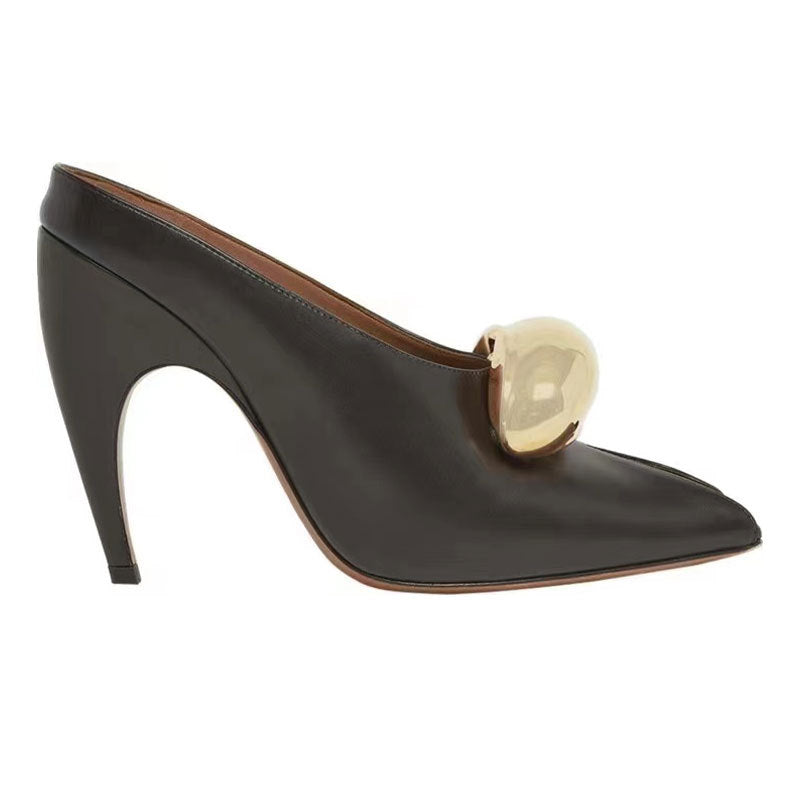 Sarah Express Square Toe Patent Leather High Heel Pumps