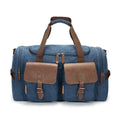 Sarah Express Canvas Travel Backpack with Front Pockets Blue 53ride31ride24cm