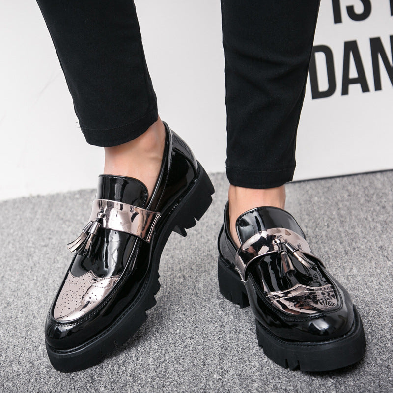 Sarah Express Men's British Style Tassel Loafers