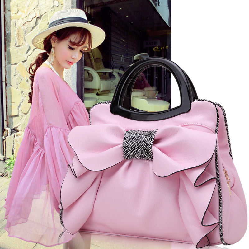 Sarah Express Bow Embellished Dumpling Shoulder Bag