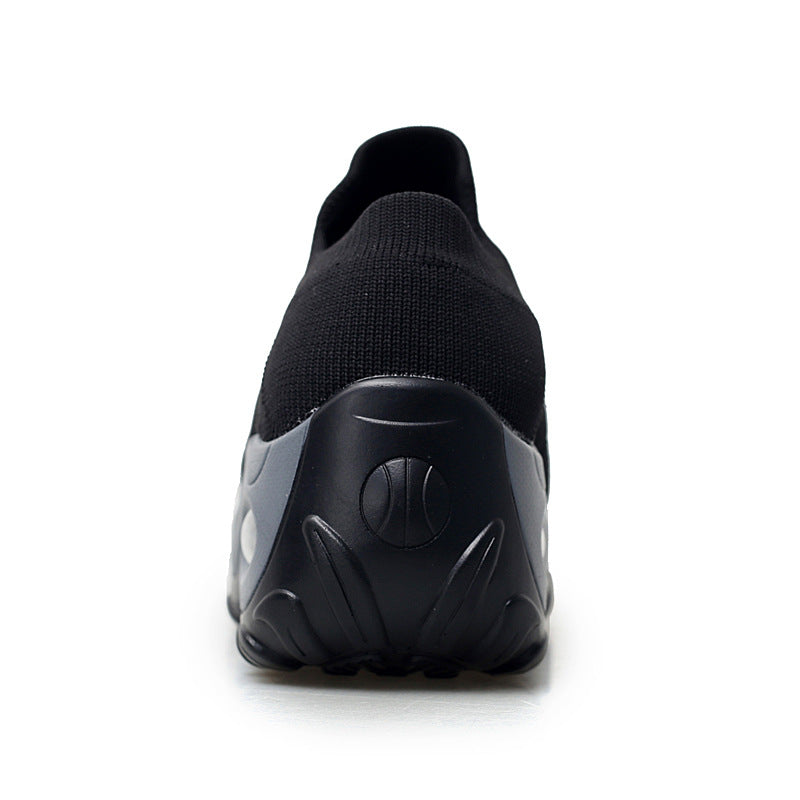Sarah Express Flyknit Rocker Sole Walking Sneakers