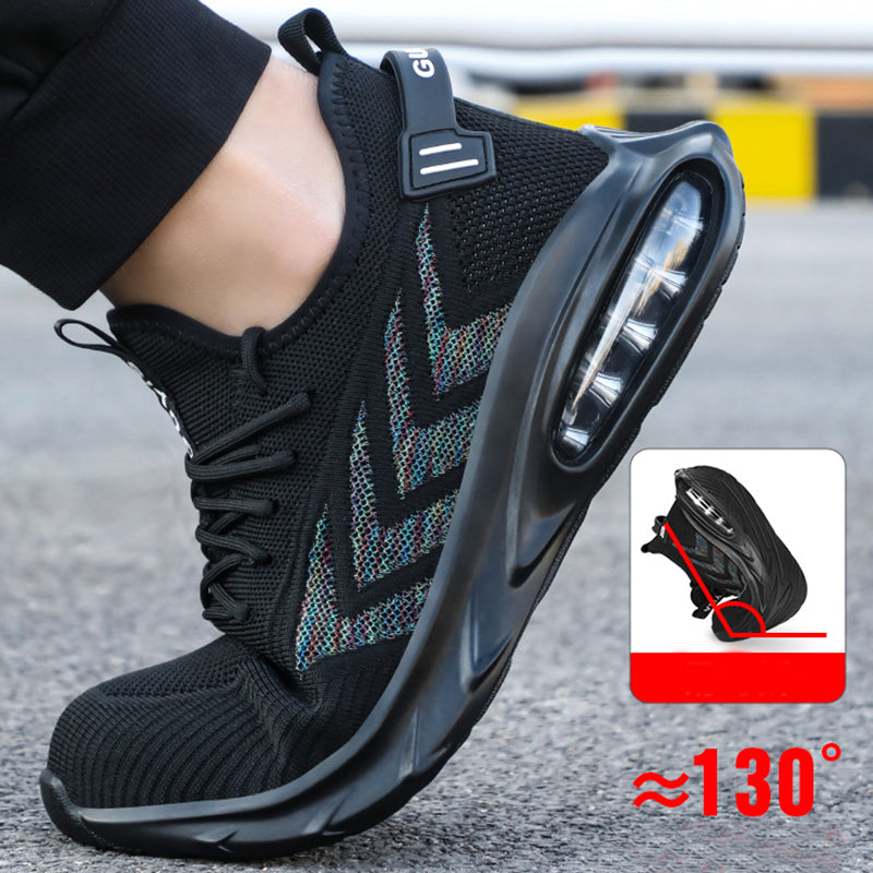Sarah Express Breathable Steel Toe Work Sneakers