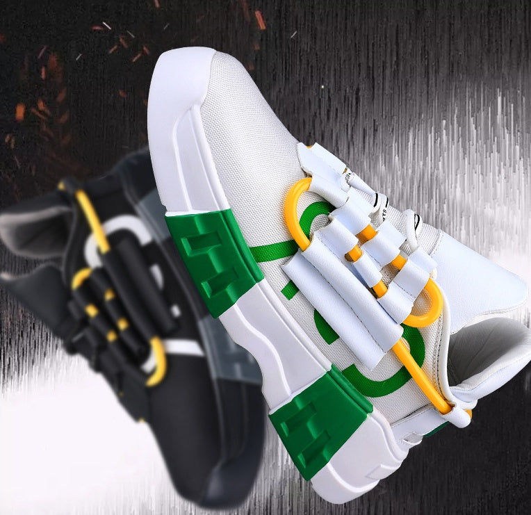 Sarah Express Bold Platform Sneakers With Mesh Detail