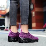 Sarah Express Air Cushion Slip-On Walking Sneakers