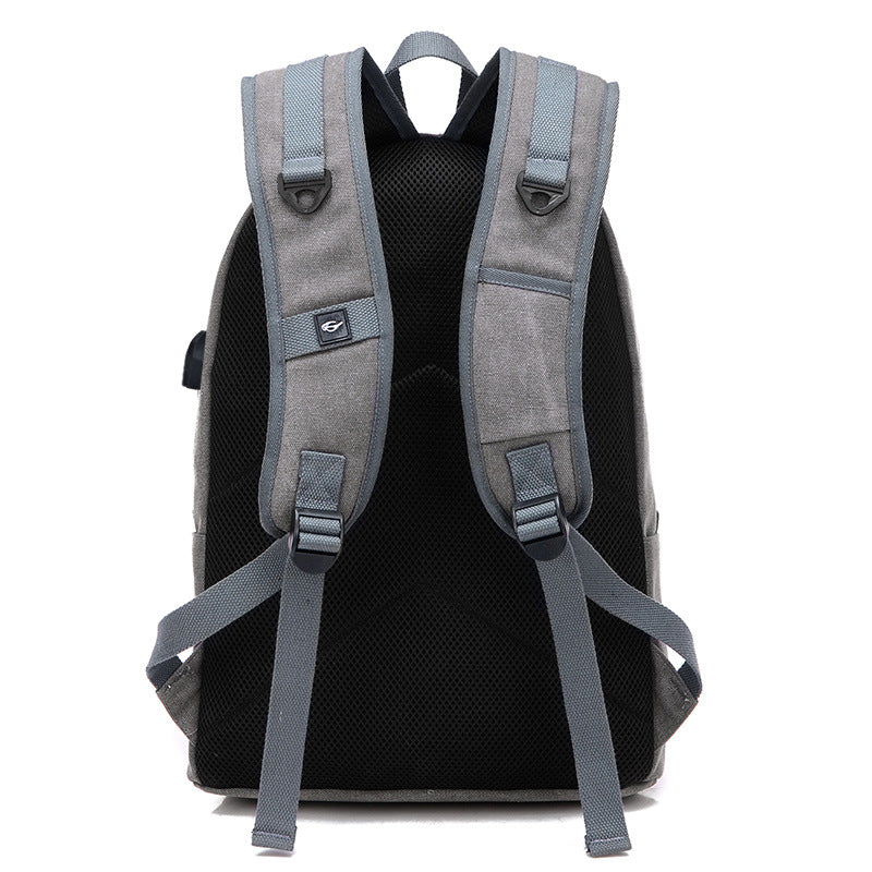 Sarah Express Canvas USB Charging Multi-Function Backpack