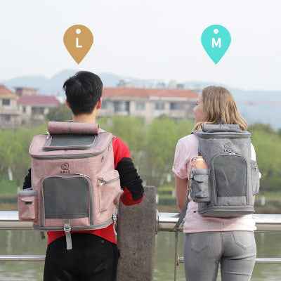 Sarah Express Ventilated Transparent Pet Travel Backpack Carrier
