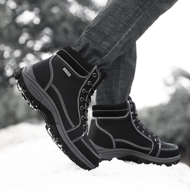 Sarah Express Men's Outdoor Winter Ankle Snow Boots