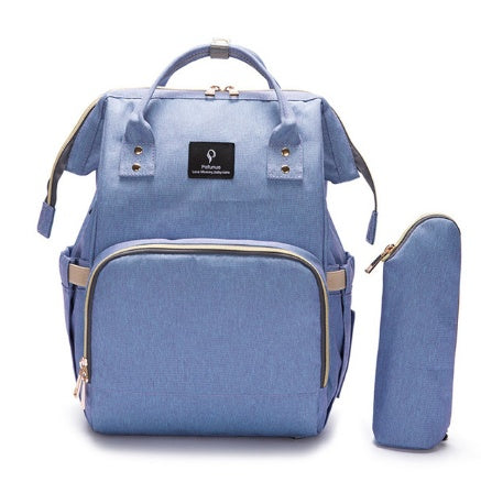 Sarah Express Maternity Travel Backpack with Stroller Hooks Blue purple