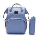 Sarah Express Maternity Travel Backpack with Stroller Hooks Blue purple