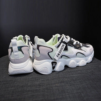 Sarah Express Breathable Mesh Chunky Platform Sneakers