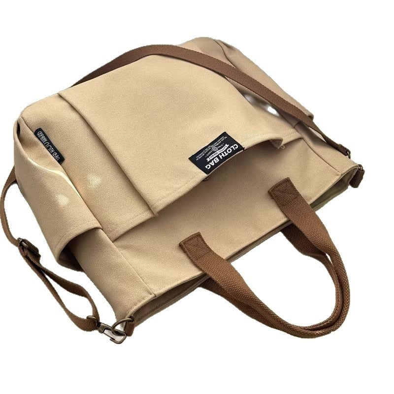 Sarah Express Premium Canvas Tote Crossbody Shoulder Bag