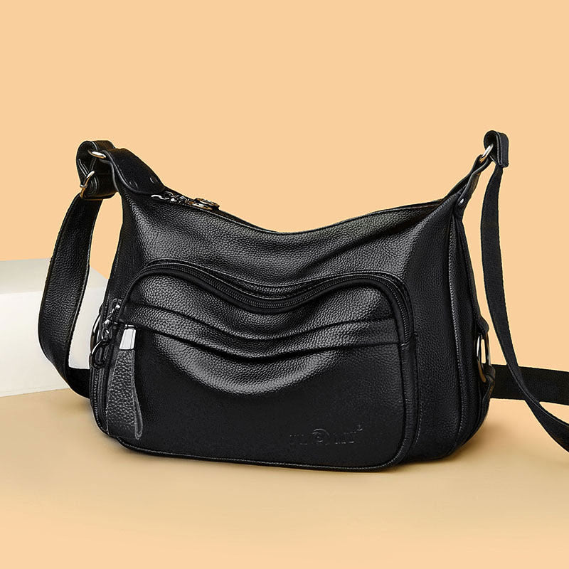 Sarah Express Multi-Pocket Structured Travel Shoulder Bag