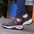 Sarah Express Breathable Non-Slip Outdoor Walking Sneakers Dark grey