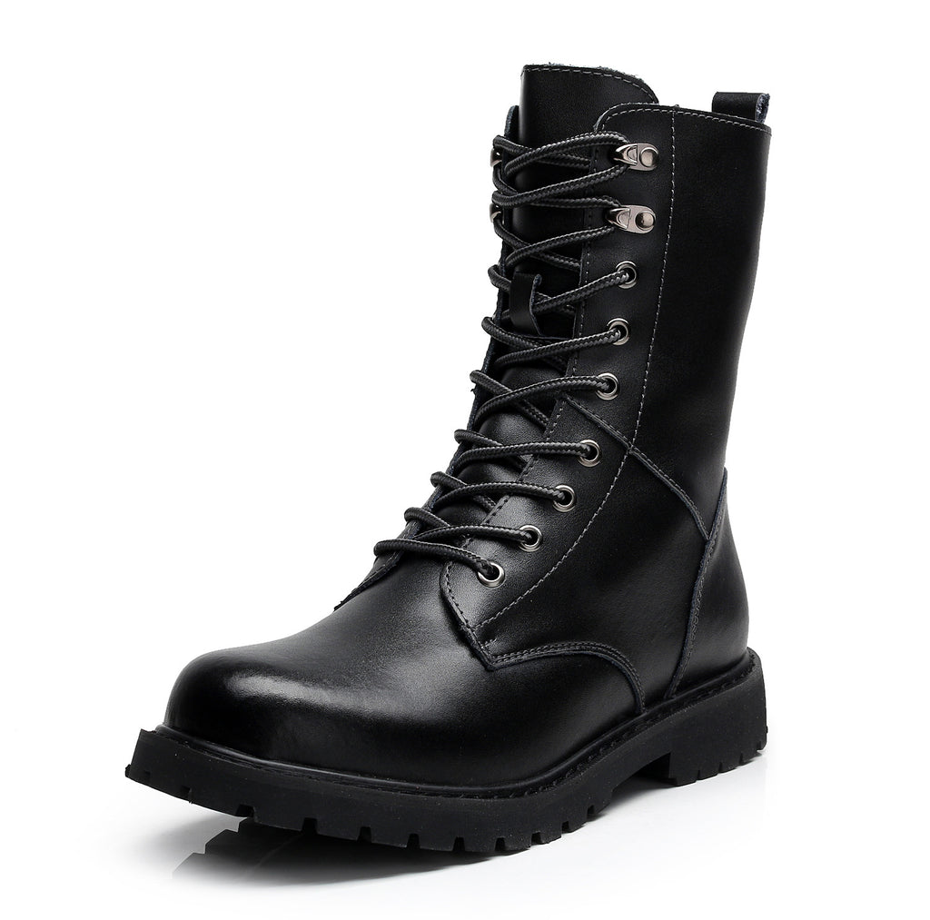Sarah Express Men's Leather High Top Martin Boots