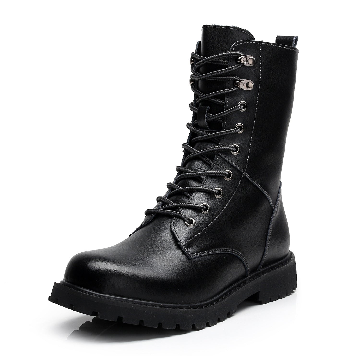 Sarah Express Men's Leather High Top Martin Boots