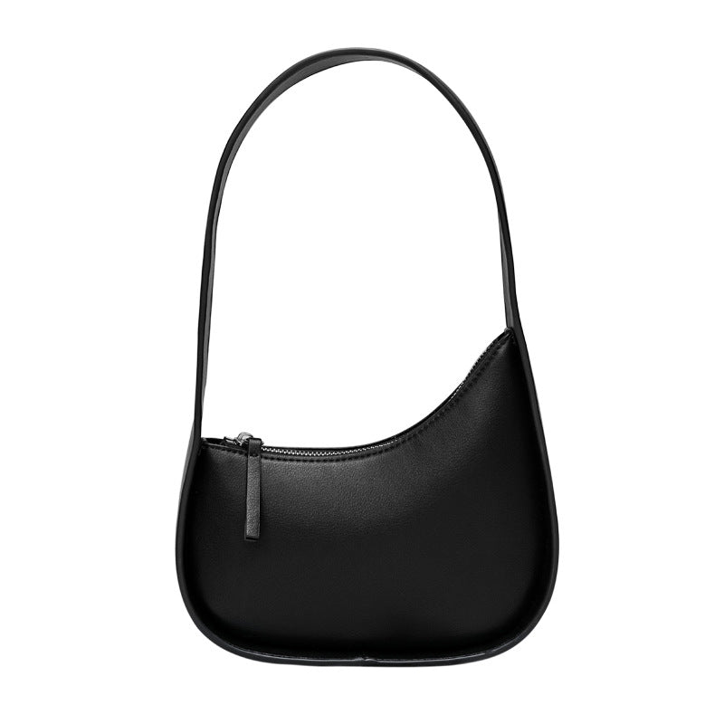 Sarah Express Half Moon Leather Shoulder Bag