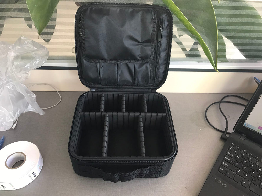 Sarah Express Structured Nylon Cosmetic Travel Bag