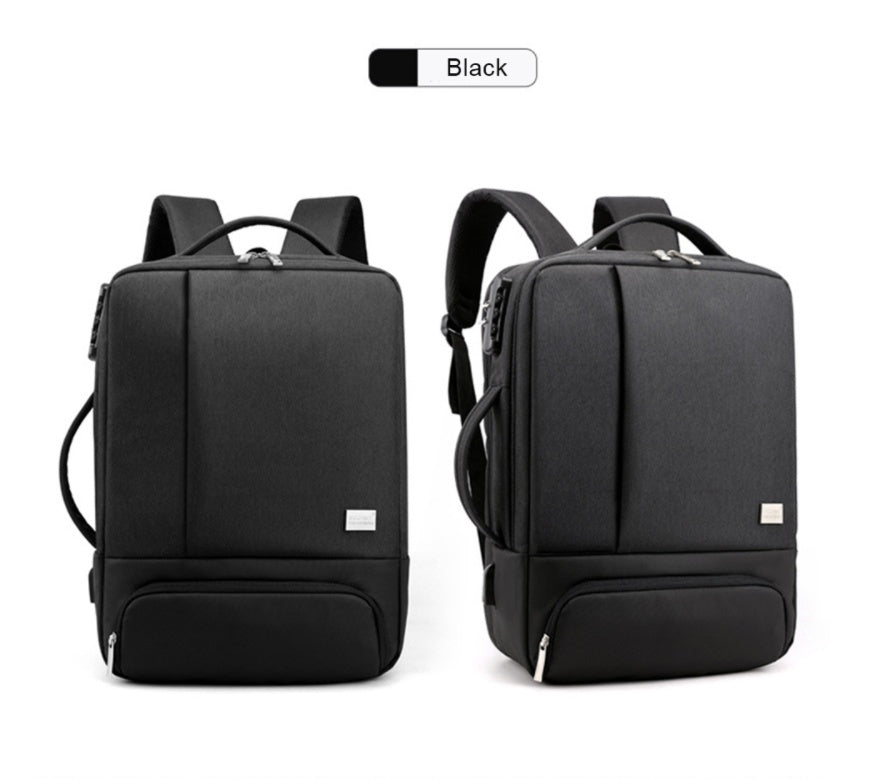 Sarah Express Anti-Theft Laptop Backpack with Shoe Compartment