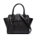 Sarah Express Structured Horizontal Square Messenger Bag Black Large