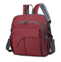 Sarah Express Large Capacity Multi-Pocket Travel Backpack Red