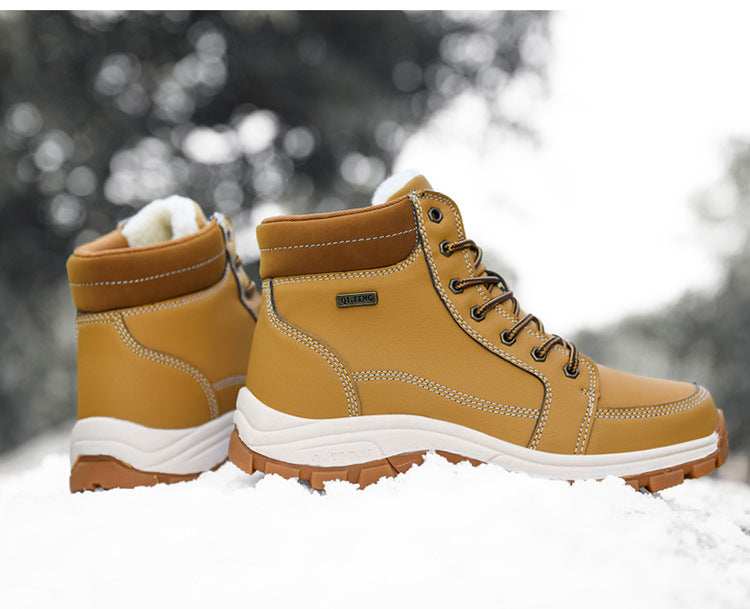 Sarah Express Men's Outdoor Winter Ankle Snow Boots
