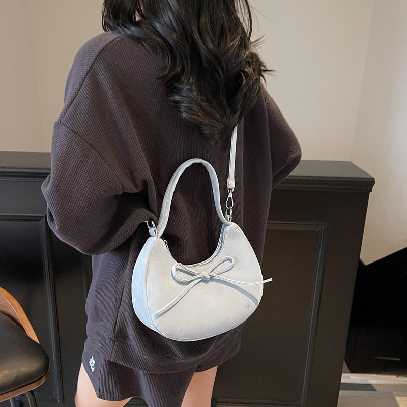 Sarah Express Dumpling PU Leather Underarm Shoulder Bag