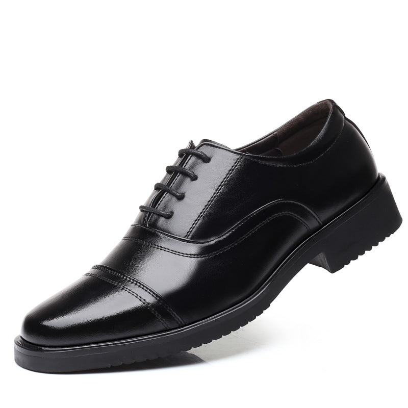 Sarah Express Men's Classic Leather Toe Cap Shoes Lace