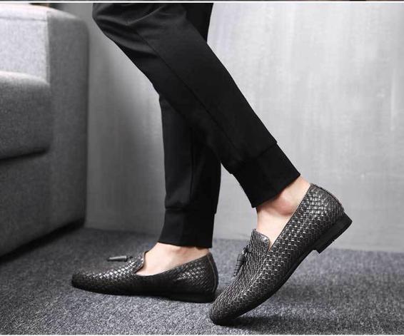 Sarah Express Woven Tassel Men Loafers