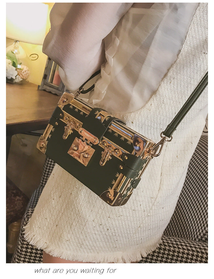 Sarah Express Structured Trunk Crossbody Bag