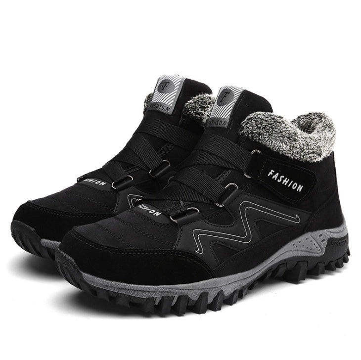 Sarah Express Warm Plush Lined Women's Winter Boots Black