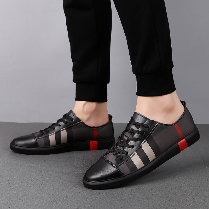Sarah Express Classic Plaid Pattern Casual Dress Shoes