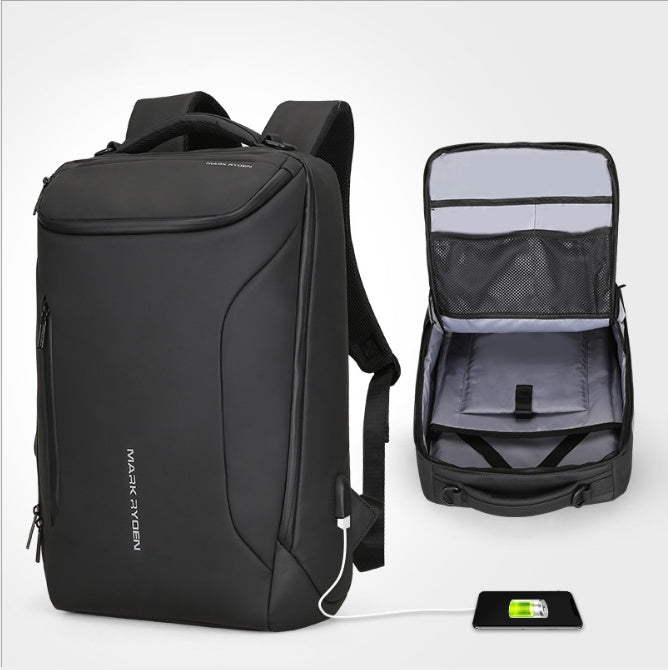Sarah Express Water Repellent USB Charging Laptop Backpack
