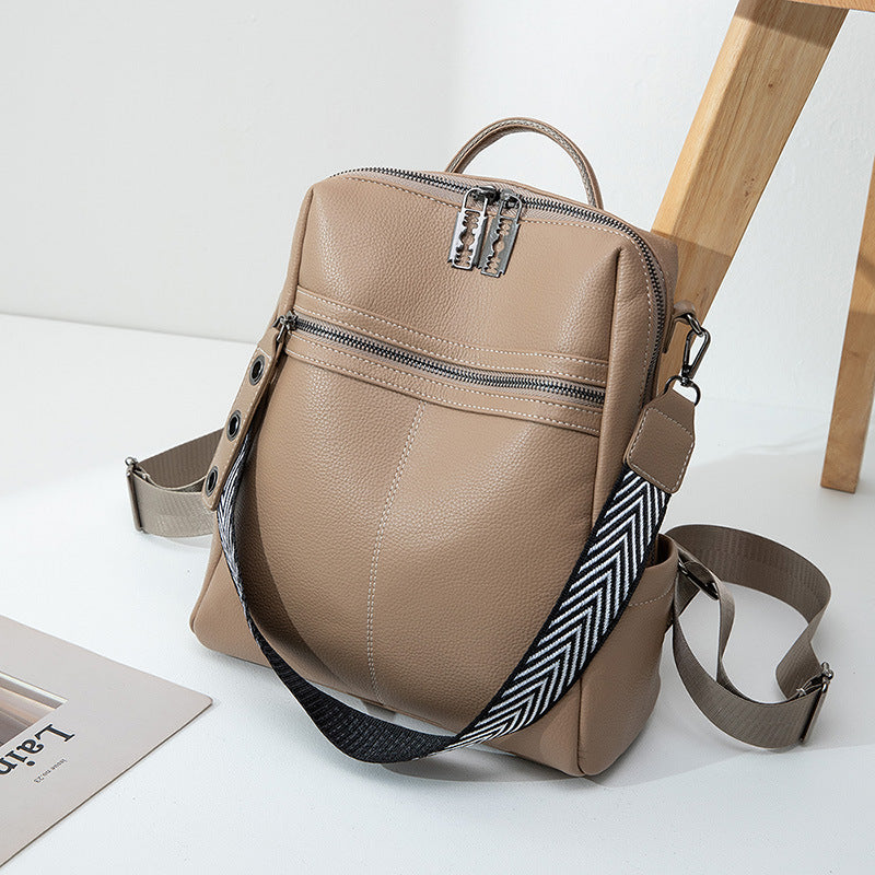 Sarah Express Urban Simplicity Convertible Women's Backpack Khaki