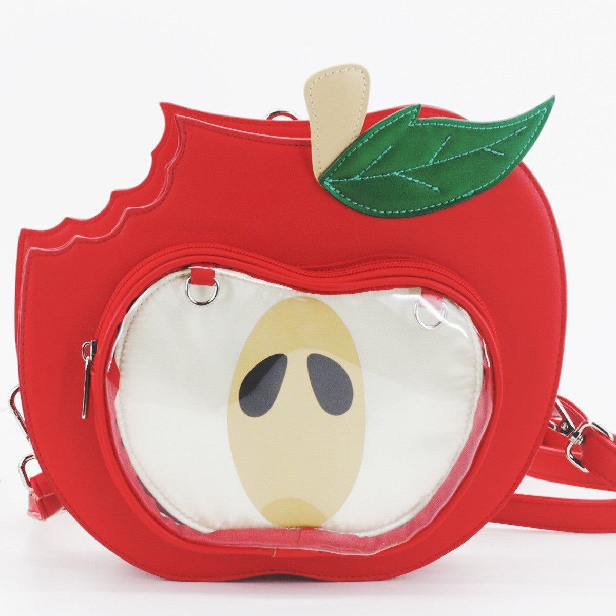 Sarah Express Apple-Themed Mini Crossbody Shoulder Bag