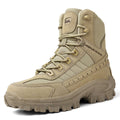 Sarah Express Rugged High Top Tactical Boots Sandy color