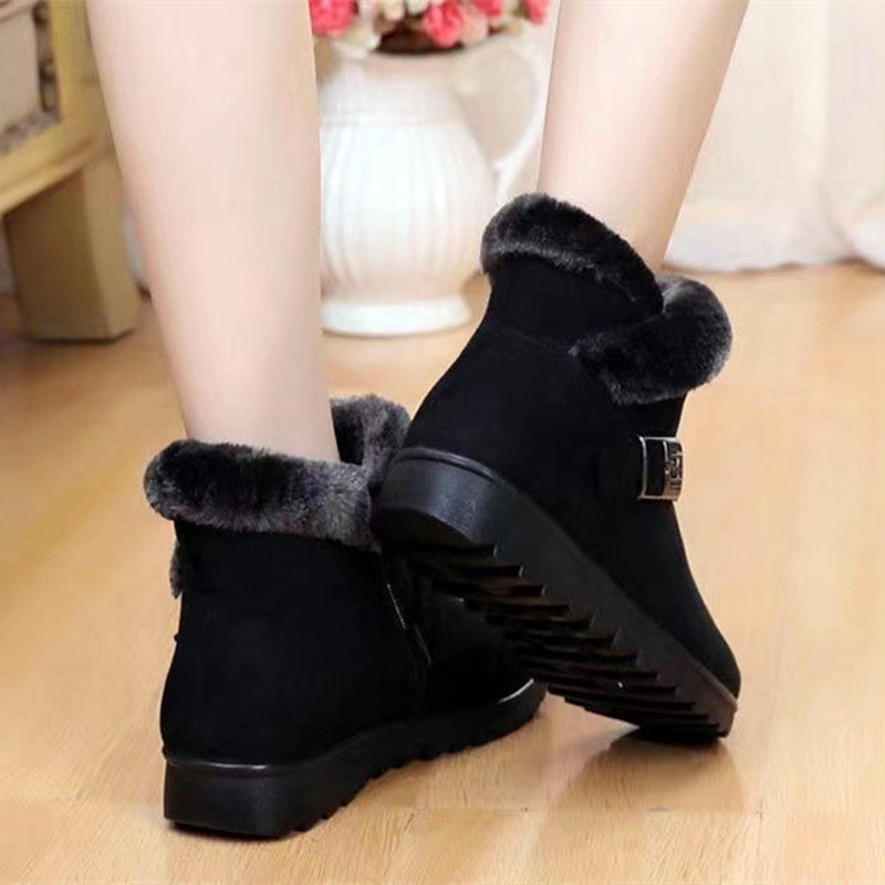 Sarah Express Plush Lined Winter Ankle Snow Boots
