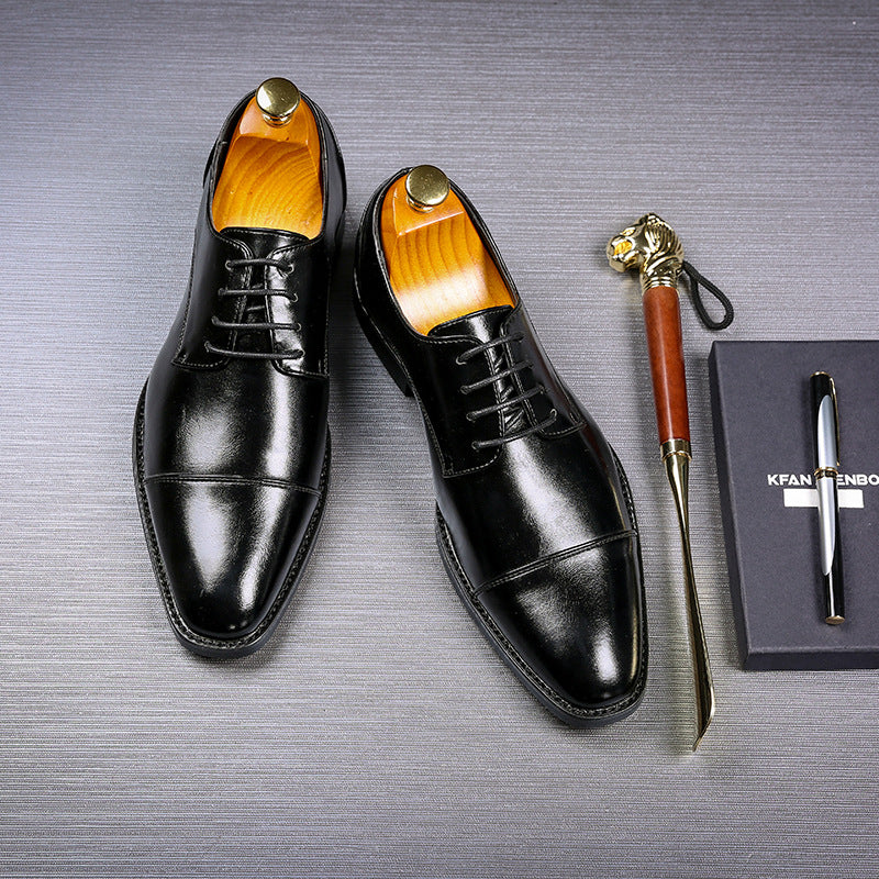 British Style Men's Business Dress Shoes – product detail alternate view 4