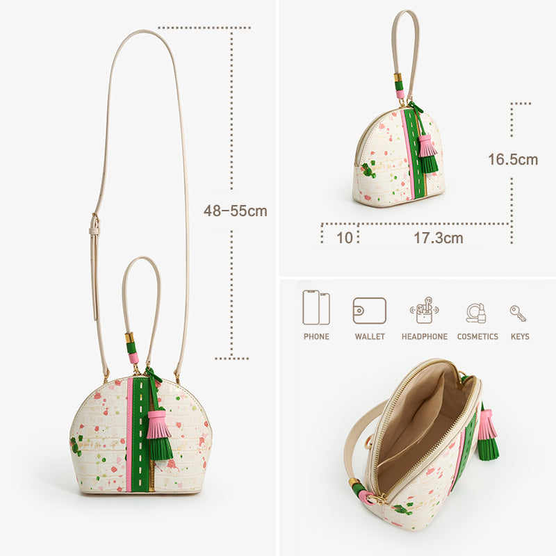 Sarah Express Shell Shape Tassel Messenger Handbag