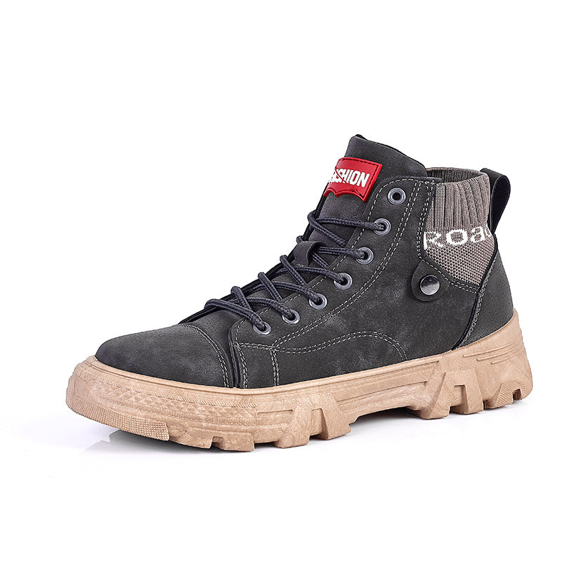 Sarah Express Men's Casual High Top Martin Boots