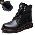 Sarah Express Men's Casual Martin Lace-Up Boots Black1 Single boot