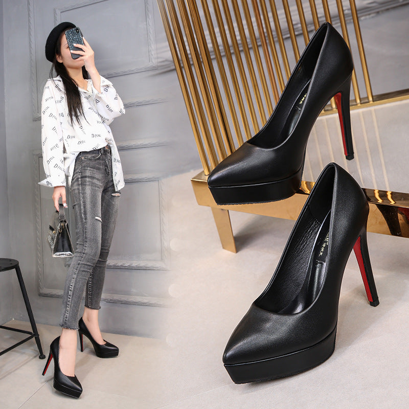 Sarah Express Pointed-Toe Microfiber Stiletto Dress Pumps