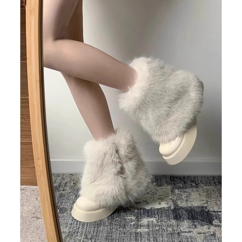 Sarah Express Fleece Lined Platform Winter Snow Boots