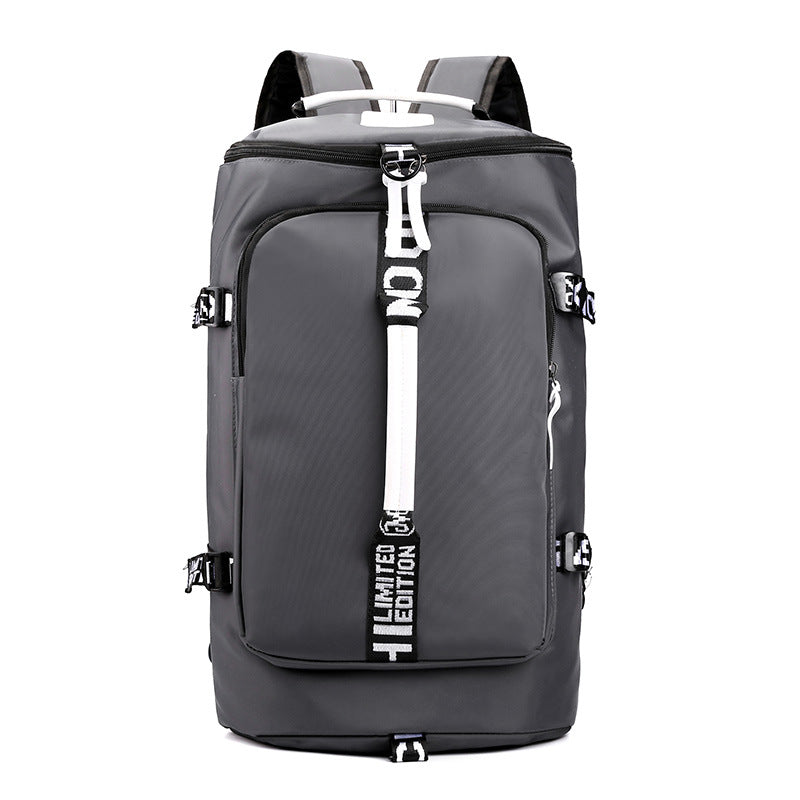 Sarah Express Lightweight Multi-Purpose Gym Backpack Light grey 18 inches
