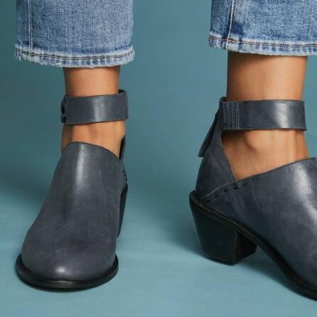 Sarah Express Vintage Ankle Boots with Bow Detail