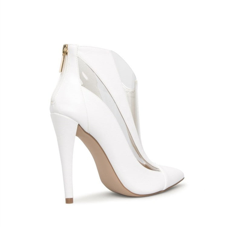 Sarah Express Pointed Toe Cutout Stiletto Sandals