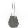Sarah Express Crystal Diamond Evening Crossbody Bag Black