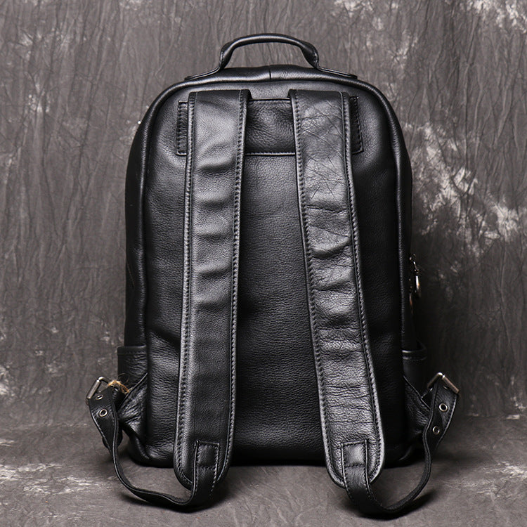 Sarah Express Leather Travel Backpack Large Capacity Handbag