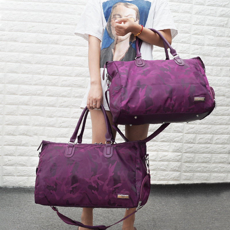 Sarah Express Camo Print Travel Duffel Bag