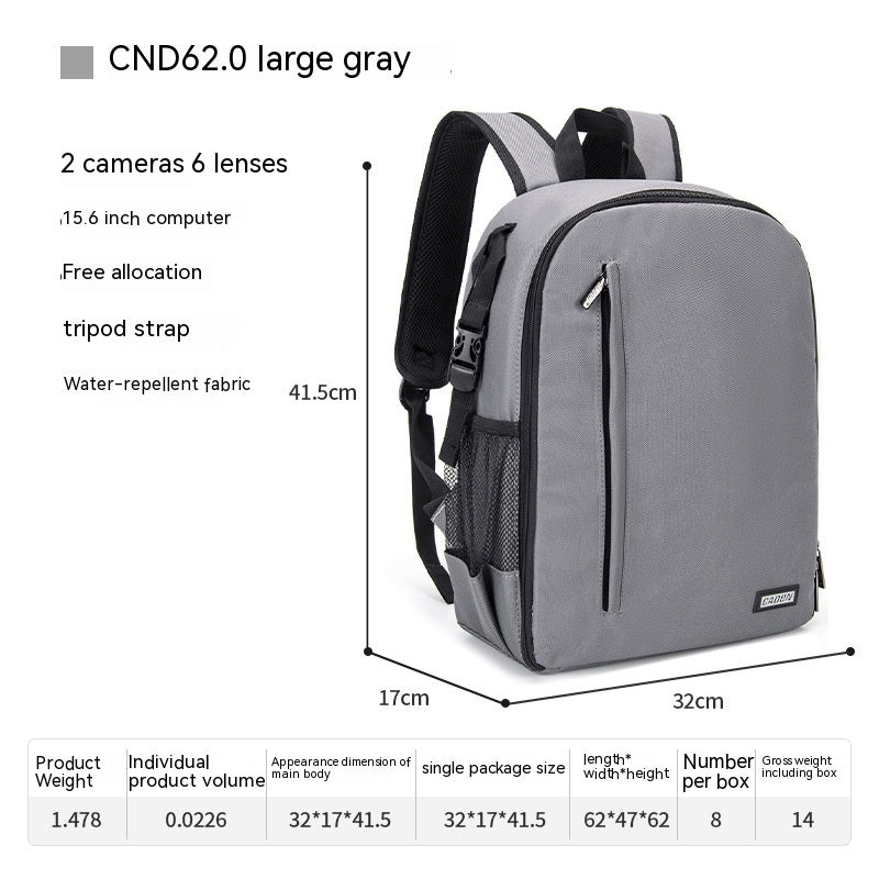 Sarah Express Casual Nylon DSLR Camera Laptop Backpack